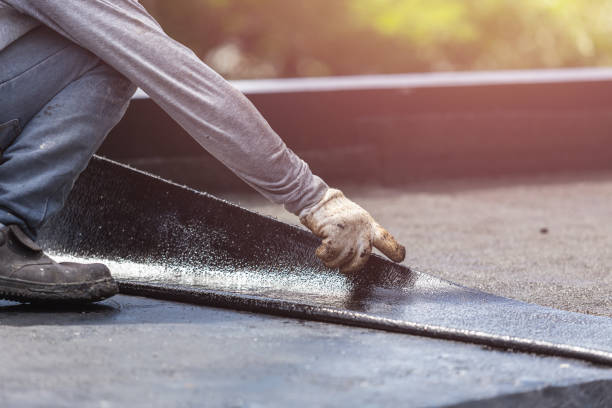 Professional Waterproofing technician working in Holmdel, NJ
